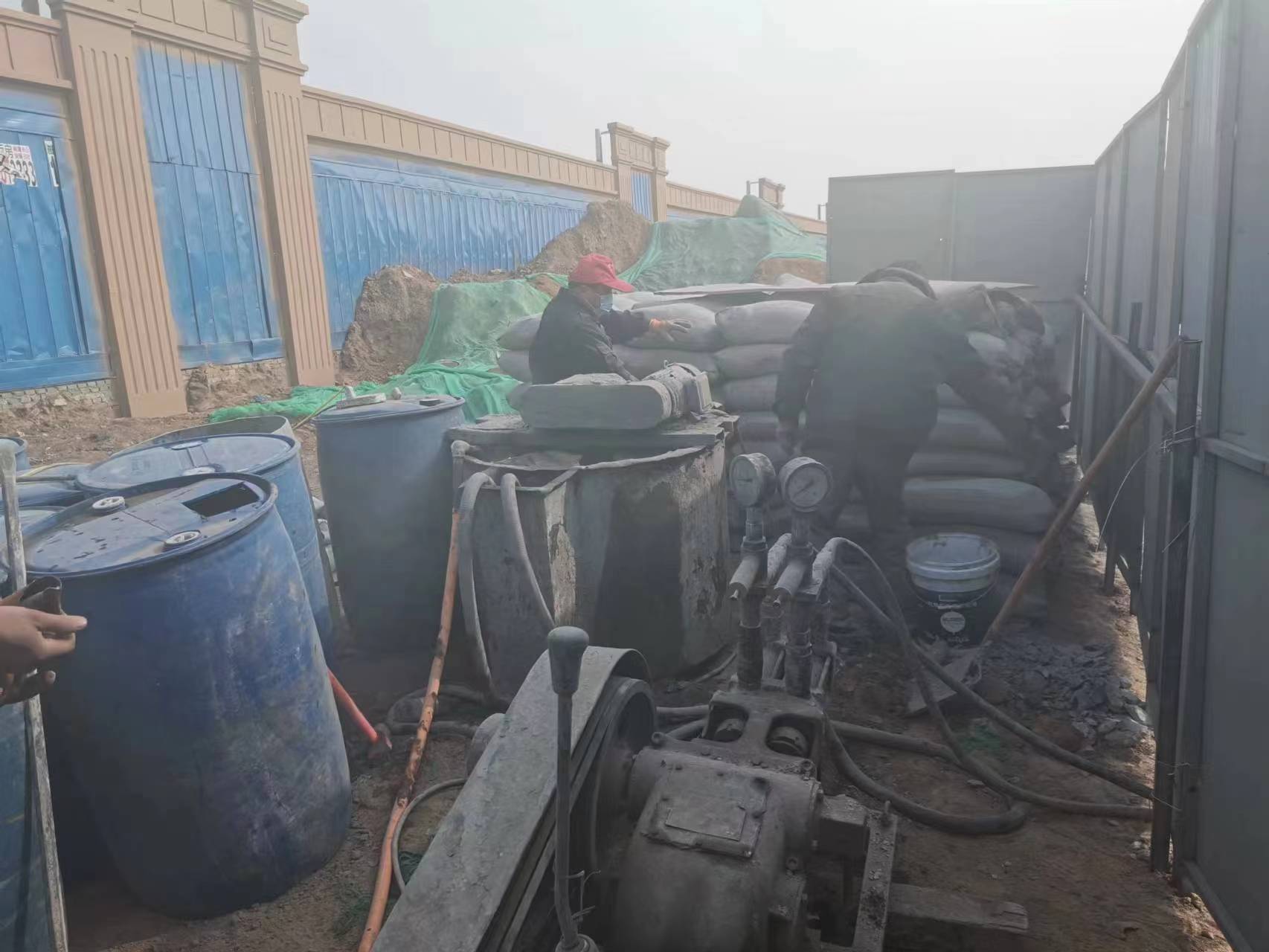 惠山地基沉降注浆加固